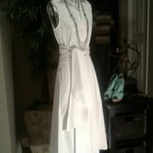 Cotton white Kenneth Cole rap dress